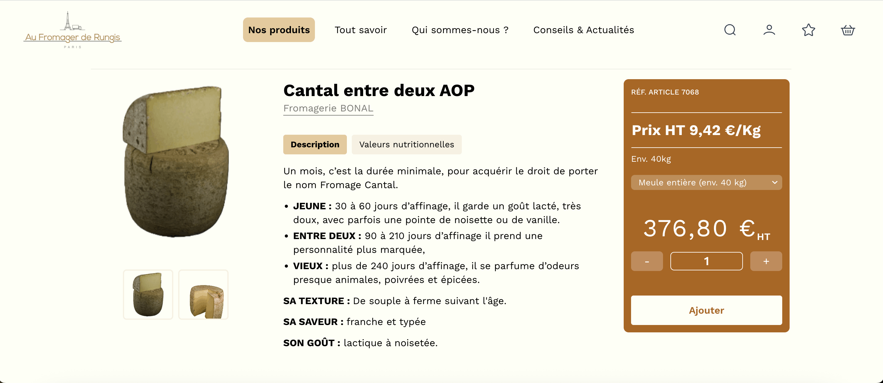 Au Fromager de Rungis